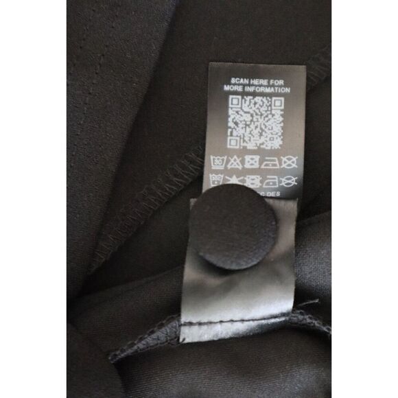 ASOS Design F103464 Women's Sz 6 Black One-Button Jersey Slouchy Suit Blazer - Picture 6 of 8